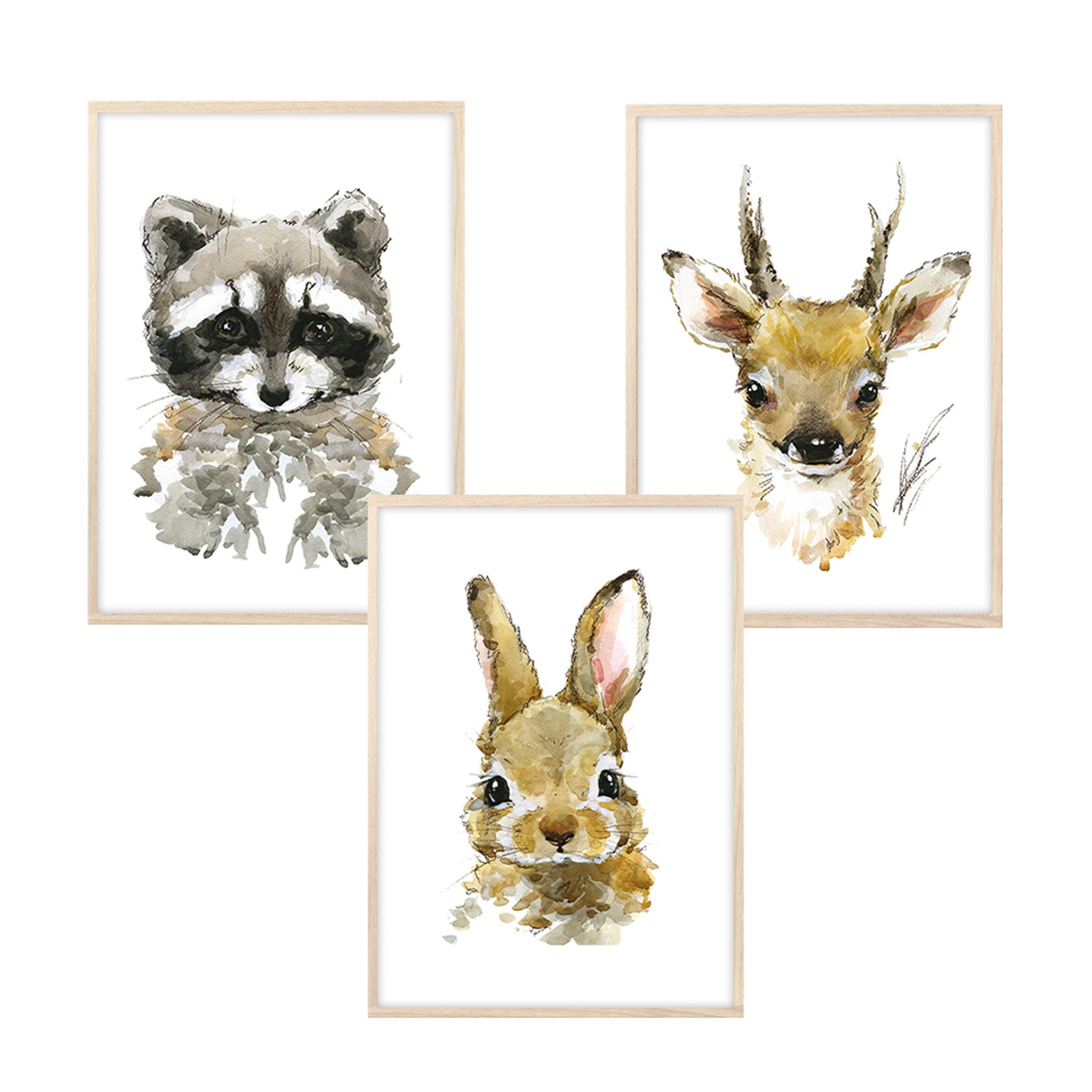 MeinBaby123® Poster Bilder Kinderzimmer, Tiere Poster günstig online kaufen