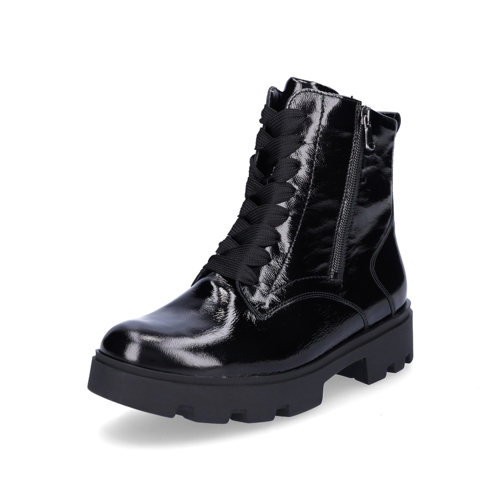 Waldläufer Damen Schnürboot Dani schwarz Schnürboots