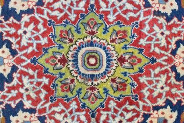 Wollteppich Isfahan Teppich handgeknüpft blau, morgenland, rechteckig, Höhe: 5 mm, handgeknüpft