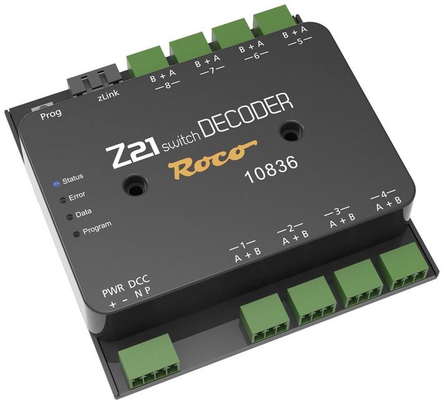 Roco RC Empfänger »Roco 10836 Z21 switch Decoder Schaltdecoder Baustein«  - Onlineshop OTTO
