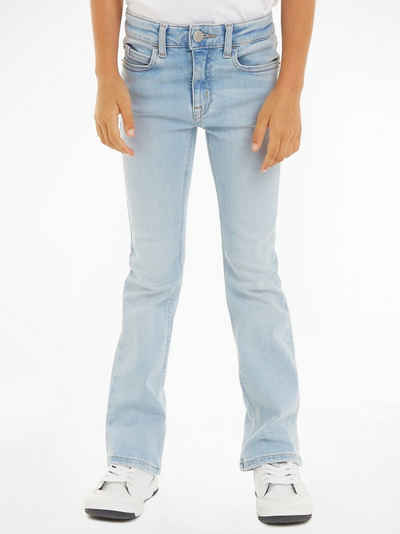 Calvin Klein Jeans Stretch-Jeans MR FLARE LIGHT SKY BLUE STR Kinder bis 16 Jahre