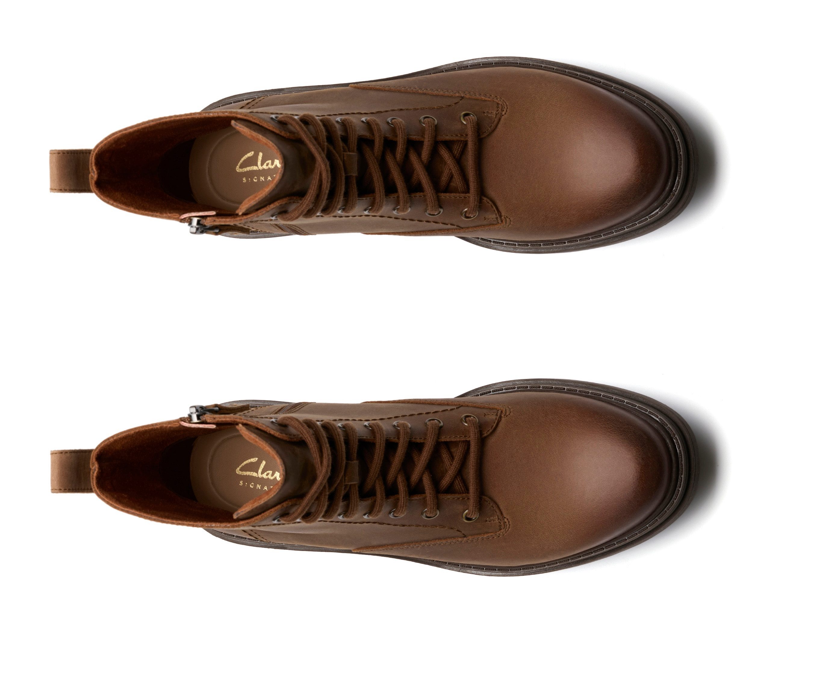 Clarks Orinoco 3 Style Schnürboots Stiefel, Schnürboots mit Blockabsatz