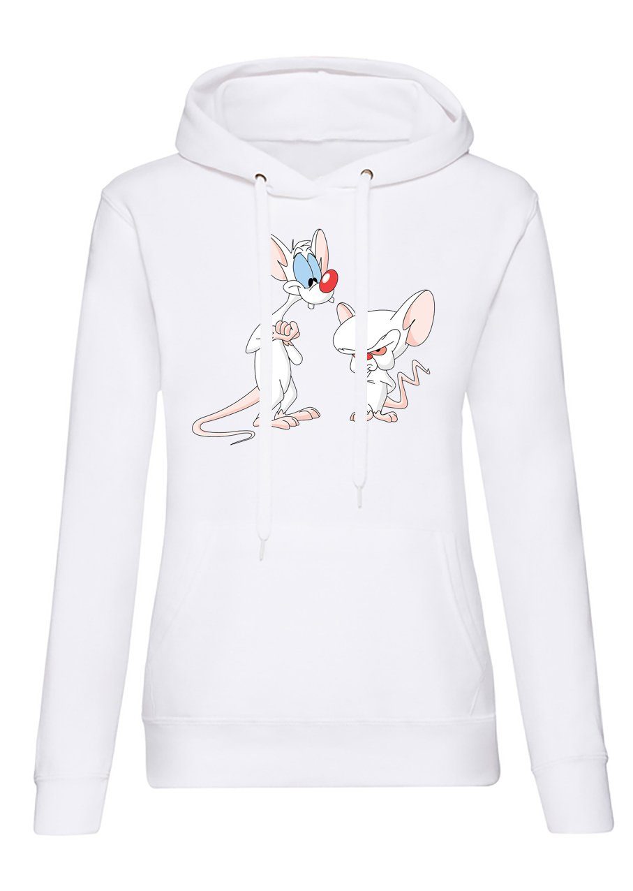 Blondie & Brownie Hoodie Damen Pinkybrain Hoodie mit Kapuze