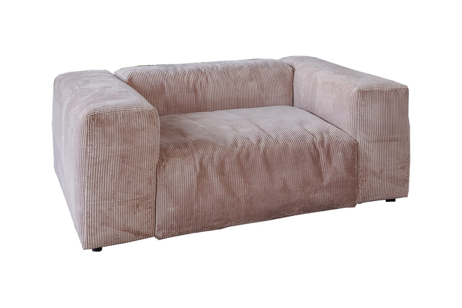 KAWOLA XXL-Sessel MIA Modularer Sessel Cord 4-tlg. – moderner Loveseat – flexibel, Flexibel kombinierbar, weicher Cordbezug & hoher Sitzkomfort