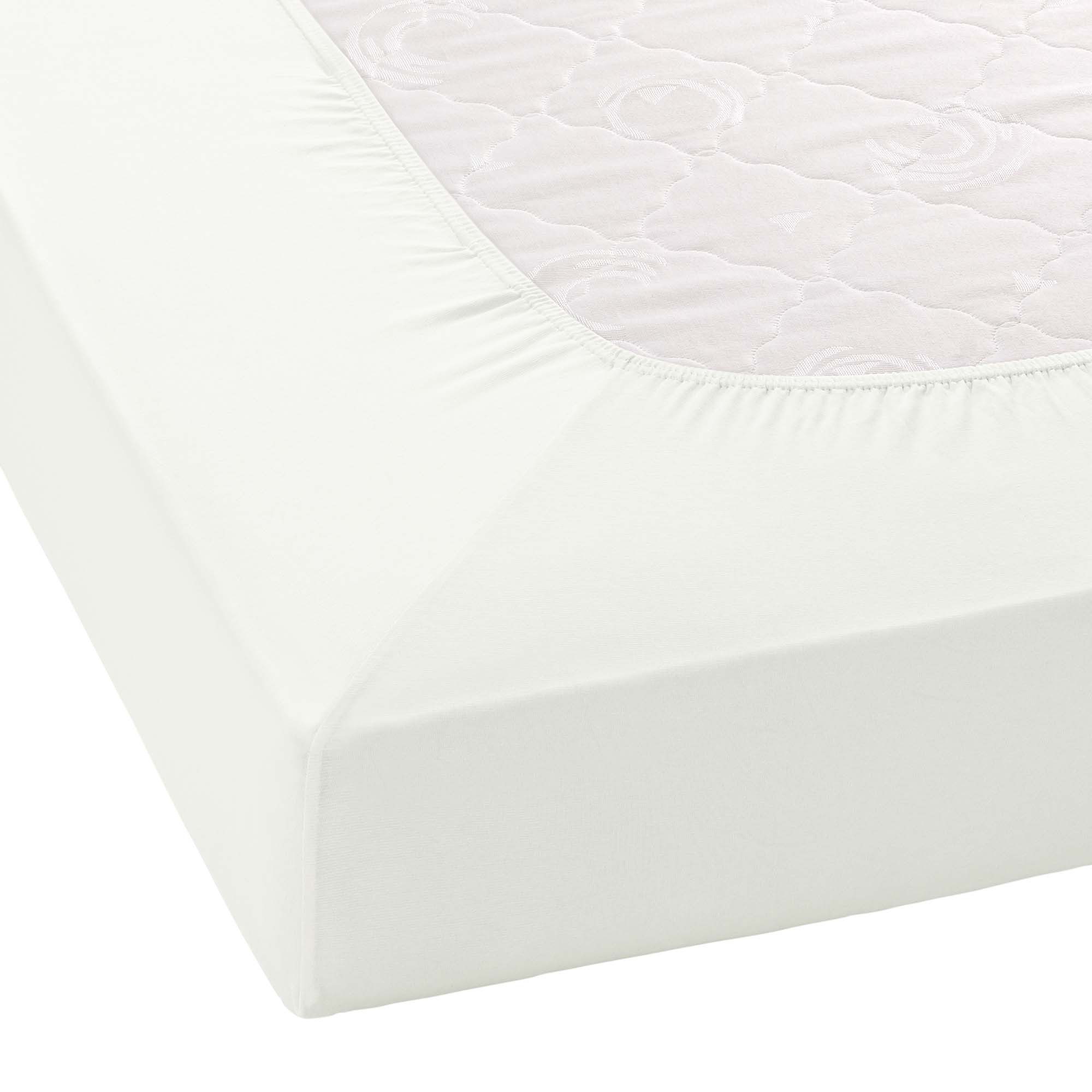 Janine Spannbettlaken ELASTIC 5002 Jersey Bettlaken mit Elasthan, 190 g/m², Jersey-Elasthan, Gummizug: rundum, (1 Stück), für Matratzen bis 35 cm Höhe, 95% Baum – Bild 3 von 5