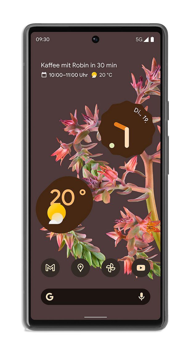 cofi1453 Handyhülle Silikon Hülle Basic Google Pixel 6 Transparent, Case Cover Schutzhülle Bumper