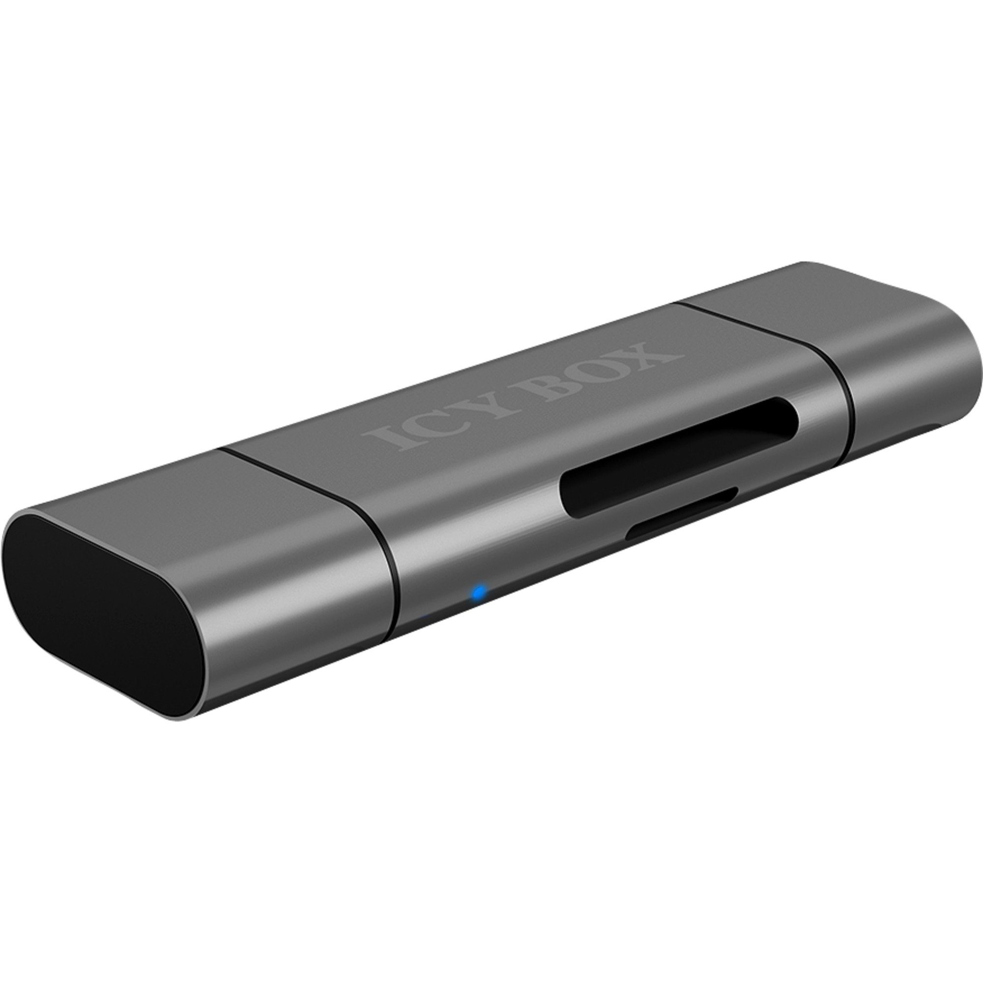 ICY BOX ICY BOX SD/MicroSD, USB 2.0 Card Reader mit USBC & A und OTG