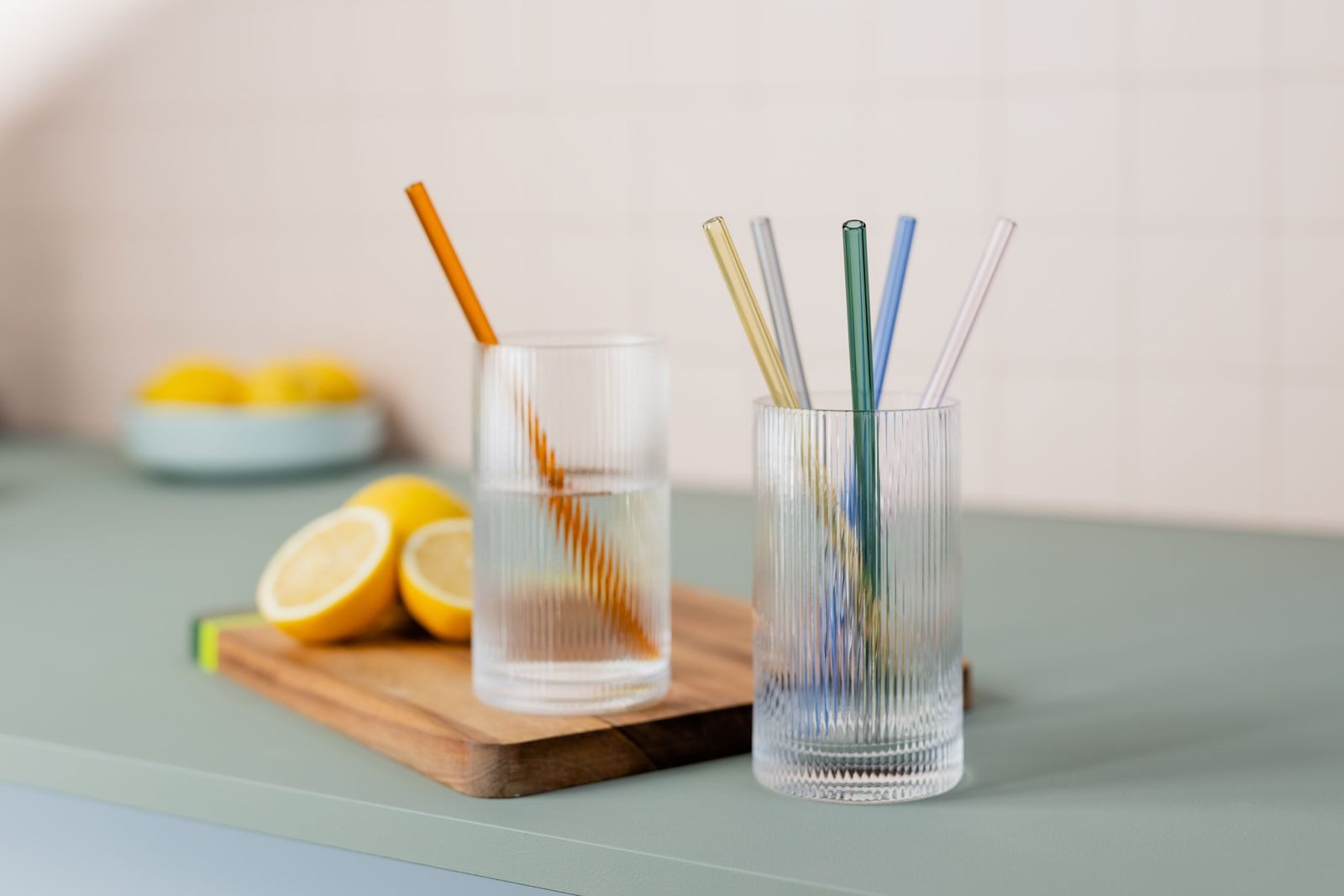 Remember Trinkhalme, Remember bunte Glas Trinkhalme 6-teilig