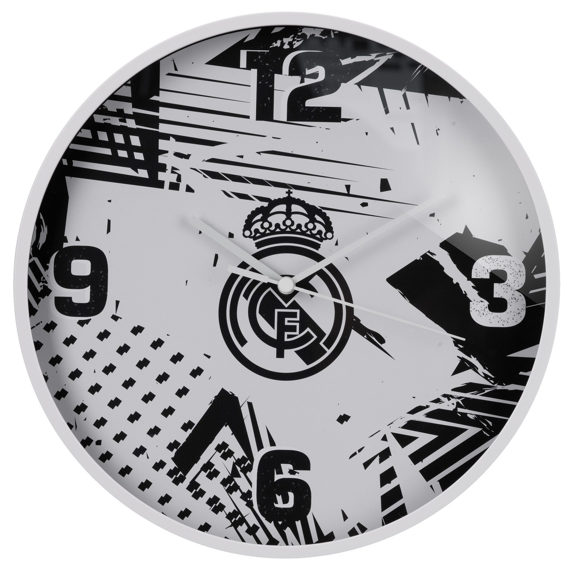 Real Madrid Wanduhr Real Madrid Wanduhr 25 cm Funky