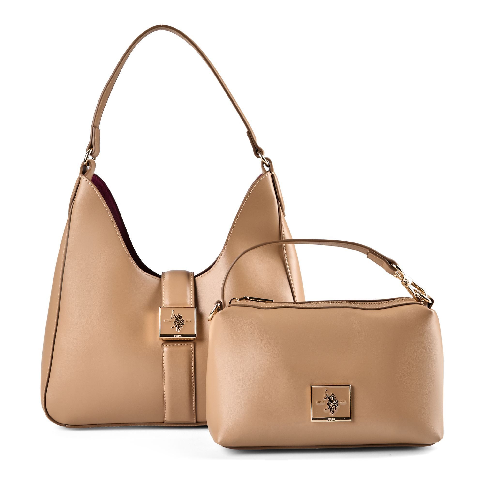 U.S. Polo Assn. Schultertasche Margaret, Polyurethan