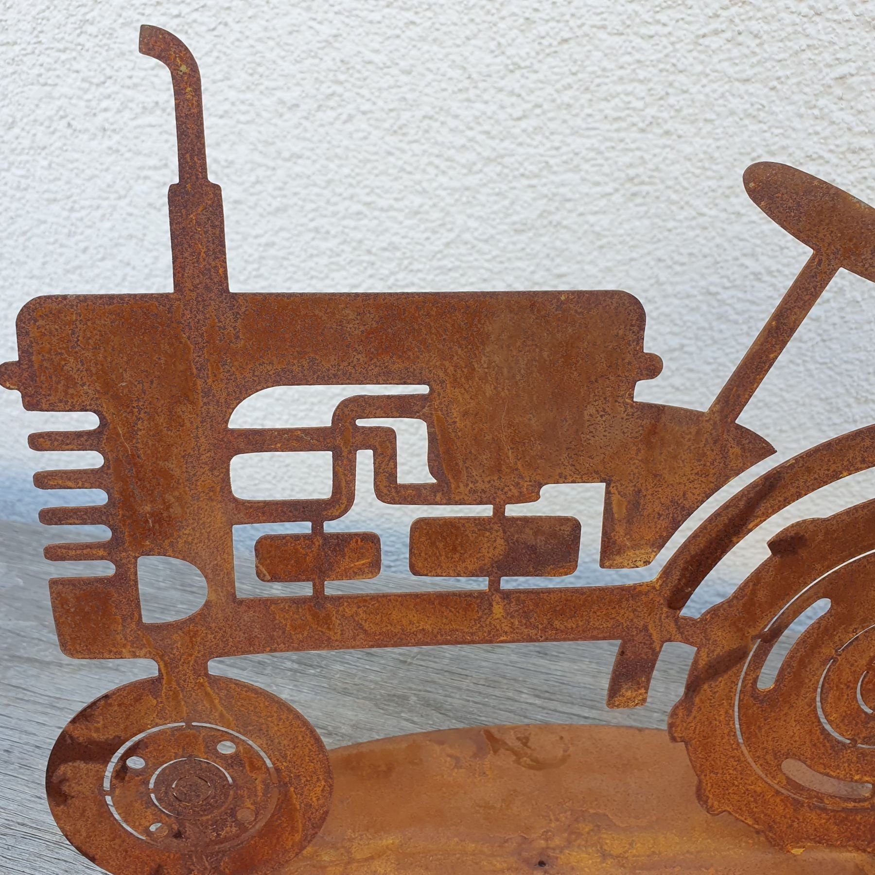 BADEKO Gartenfigur Traktor 0 auf (Stück, St) Platte