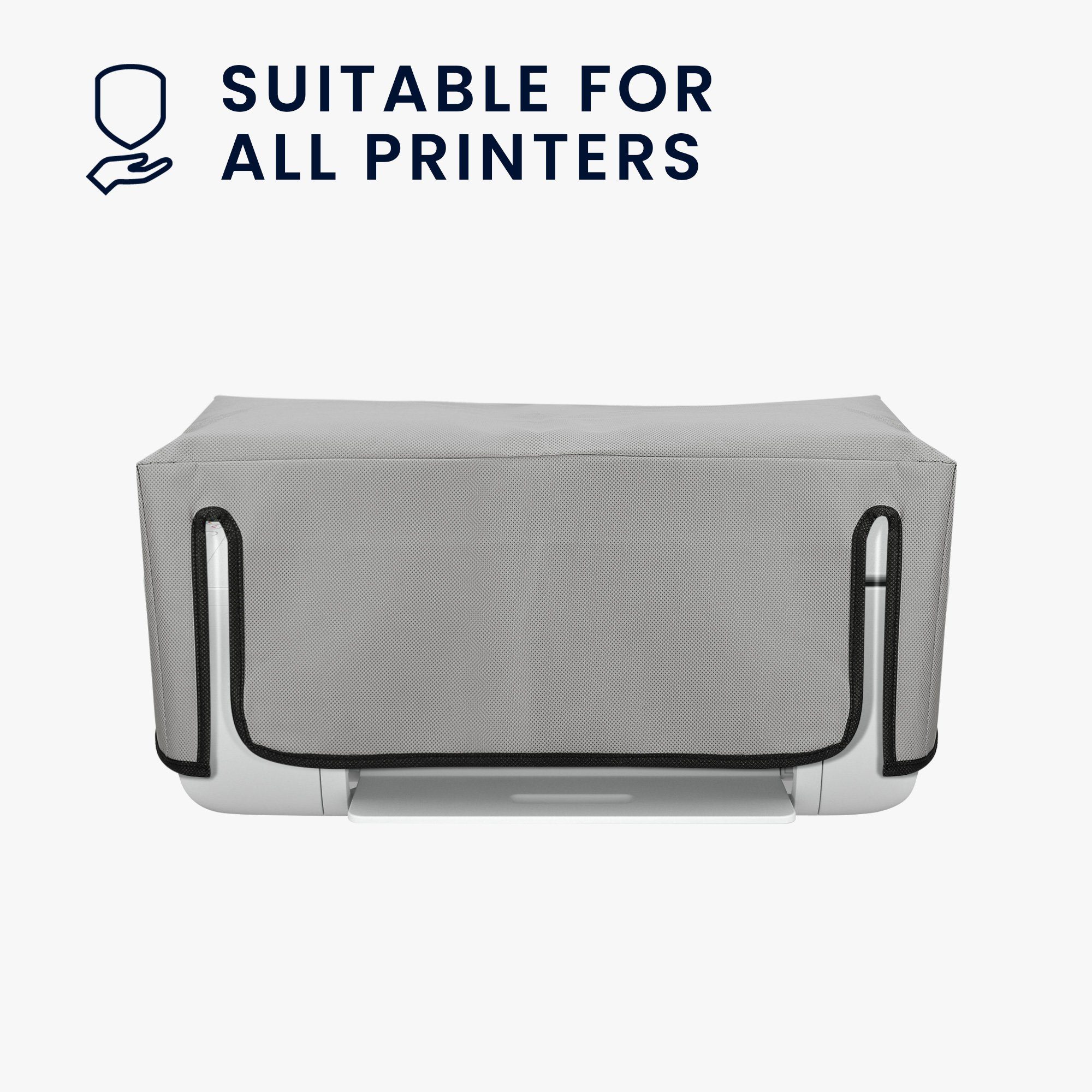 kwmobile Abdeckhaube kwmobile Cover kompatibel mit HP DeskJet 2755e / DeskJet 2720e / 2710e, 1x Universal Kopfhörer Haken für In-Ear Headphones