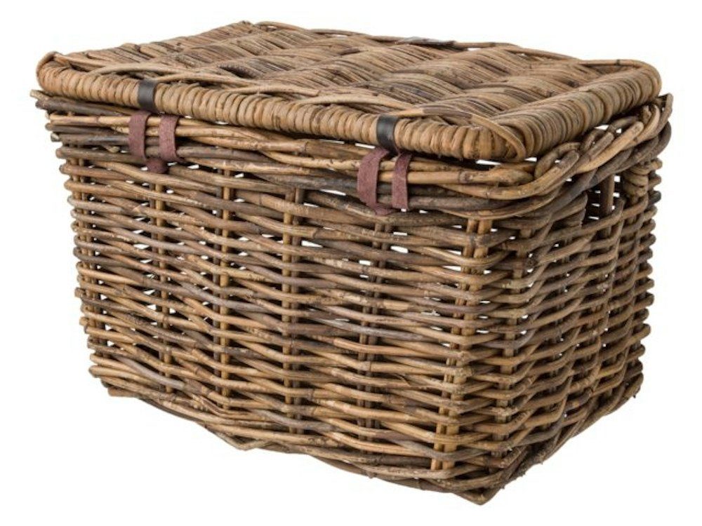 AGU Fahrradkorb FastRider Rattankorb mit Deckel 20300512 Dekokorb Weidenkor günstig online kaufen