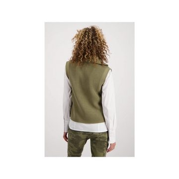 Monari Sweatshirt grün regular fit (1-tlg)