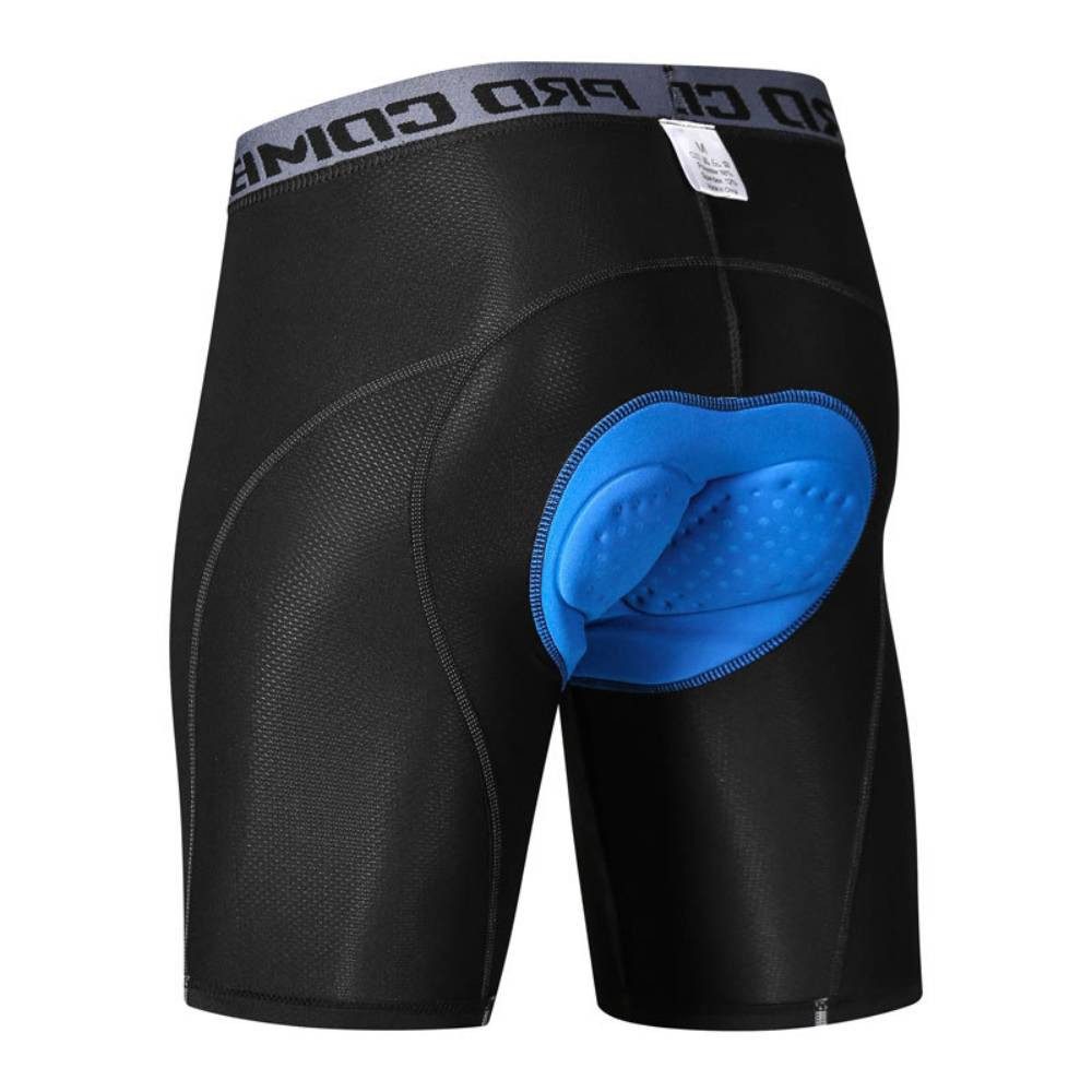 Blusmart Radlerhose Gepolsterte Radunterwäsche für Damen und Herren (Stoßfest, atmungsaktiv, Schnelltrocknend, elastisch) Radsportshorts Fahrradhosen mit 4D Gel Sitzpolster