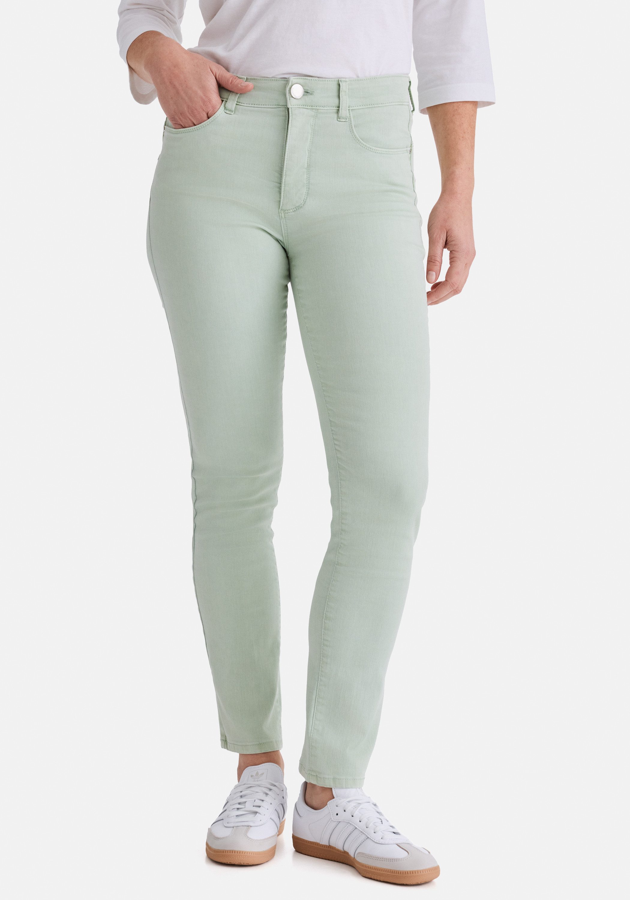STOOKER WOMEN 5-Pocket-Jeans Milano Denim Magic Shape Fit Jeans Casual Clean Wash Denim Jeans Magic Shape Effekt für Damen