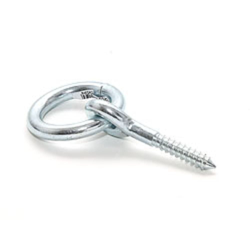 HundB Настенные крючки Befestigungs-Schraubring, Ring Ø 6cm, Gesamtlänge 14 cm, Heizkörperwalzen 6 mm, (Einzelartikel, 1-St., Einzelartikel), Befestigungsring Schraubring Haltering Fixierring Montagering