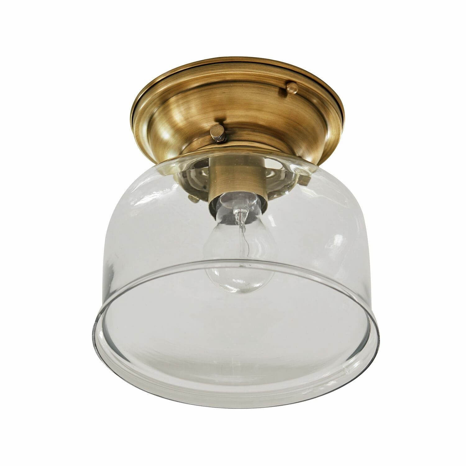 Mirabeau Wandleuchte Deckenlampe Amélor antikmessing/klar günstig online kaufen