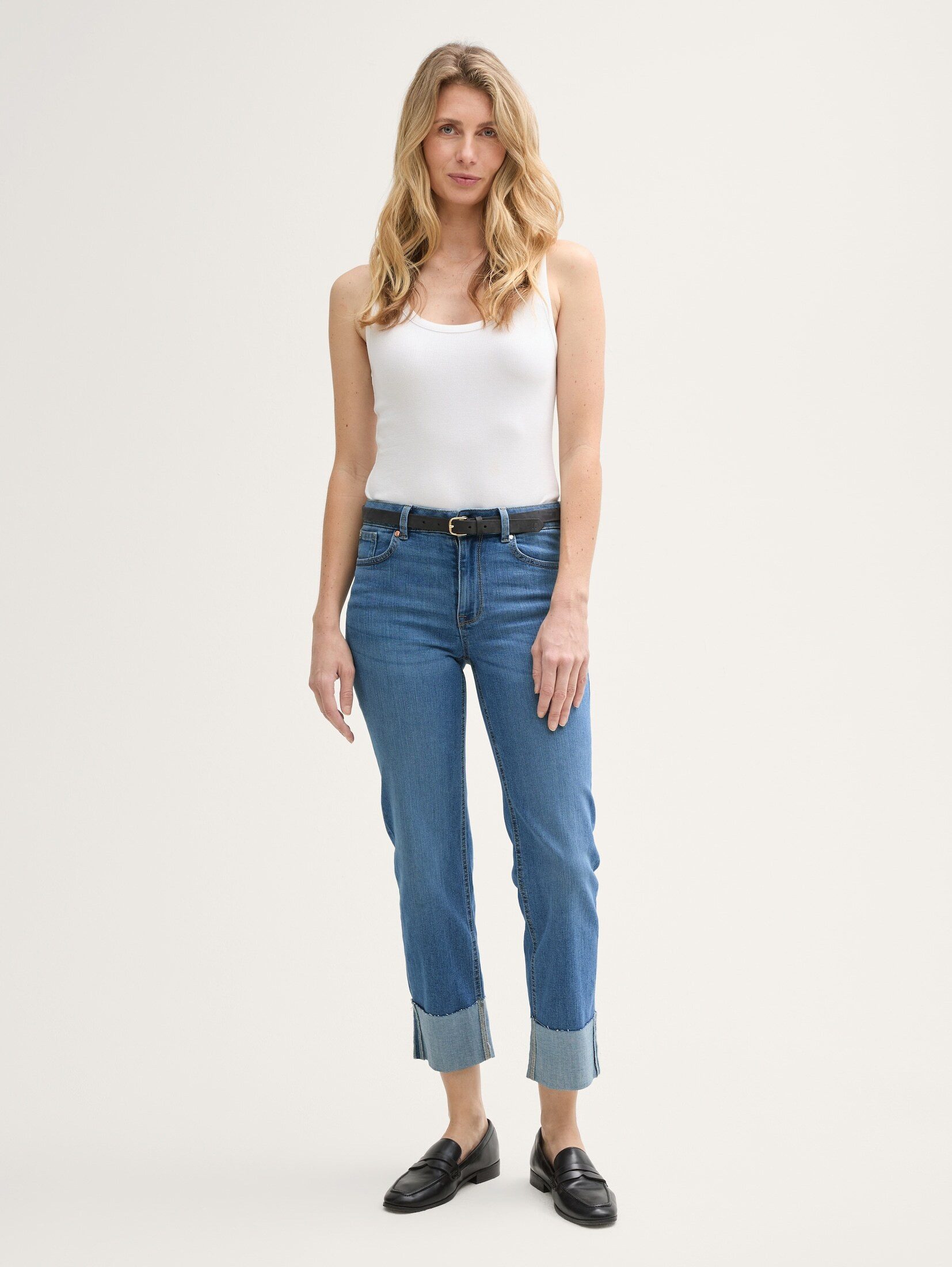 TOM TAILOR 7/8-Jeans Jeanshosen TTKATE STRAIGHT Jeans günstig online kaufen