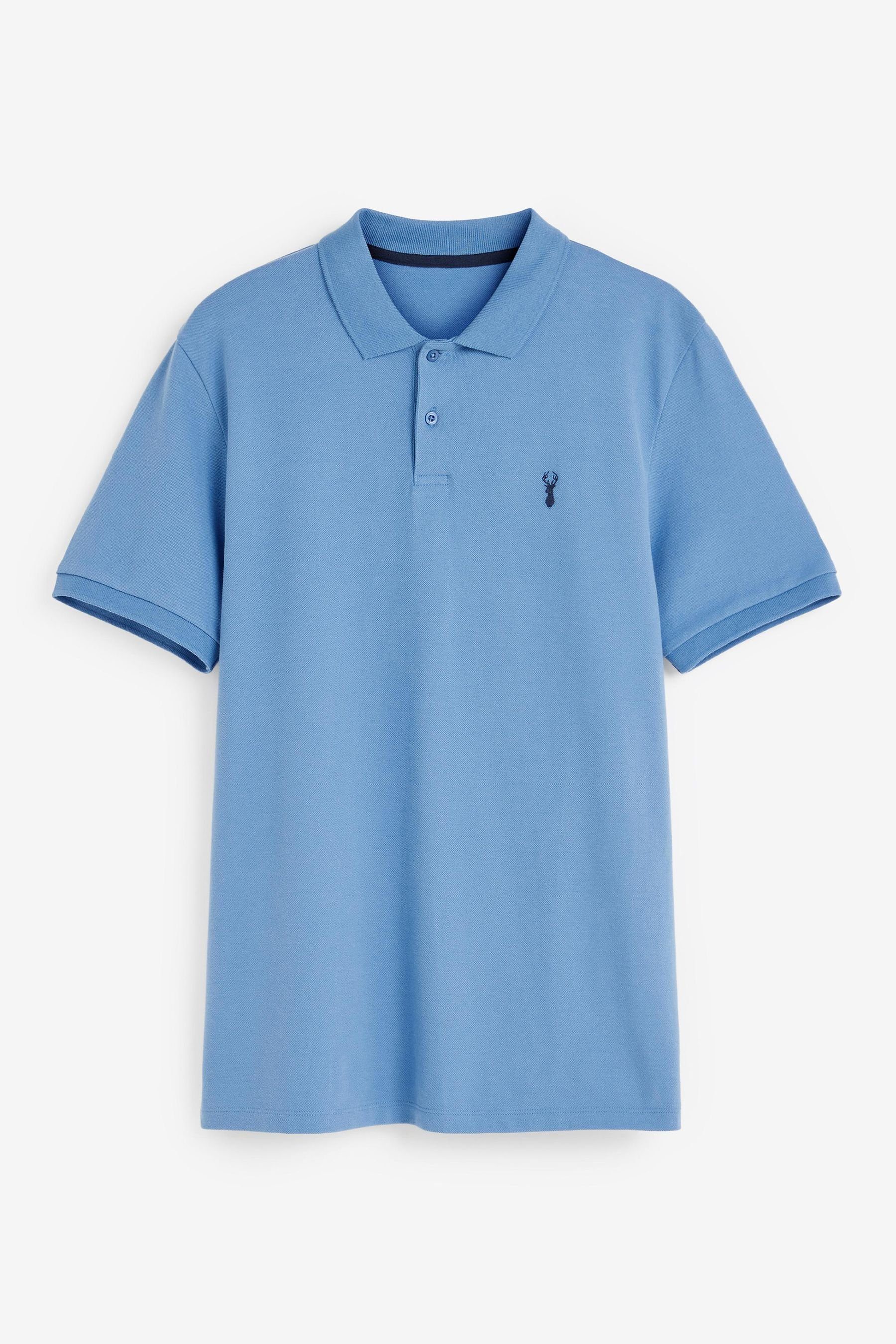 Next Poloshirt (1-tlg) Cornflower Blue