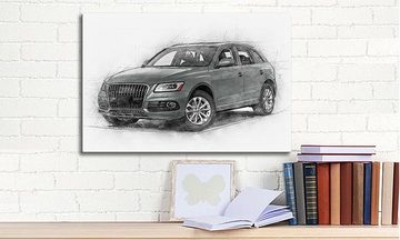 WandbilderXXL Leinwandbild Big Grey, Auto (1 St), Wandbild,in 6 Größen erhältlich