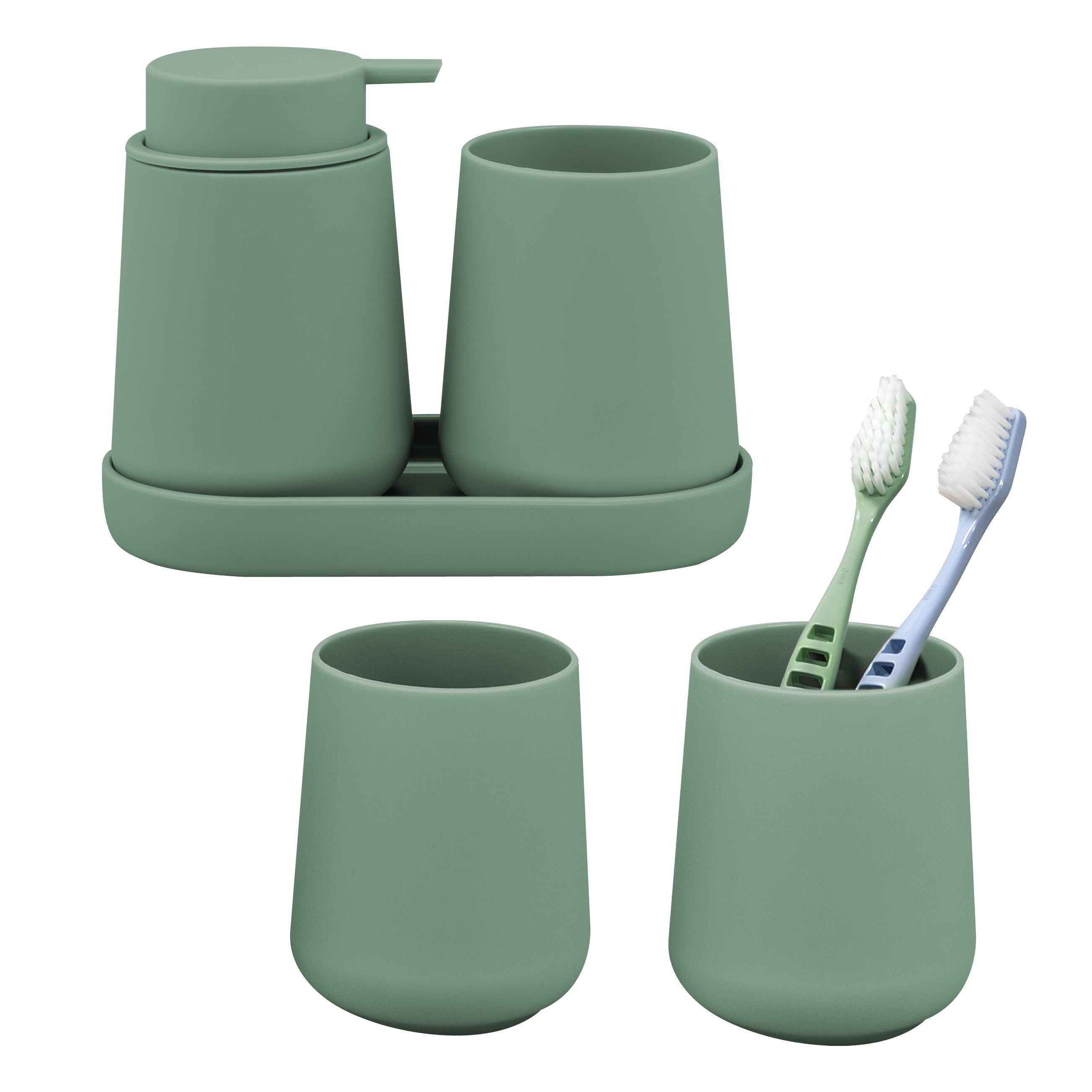 eluno Badaccessoire-Set TESERO 5tlg. Soft-Touch