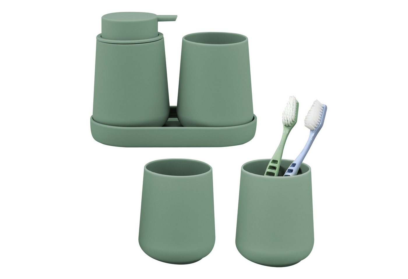 eluno Badaccessoire-Set TESERO 5tlg. Soft-Touch
