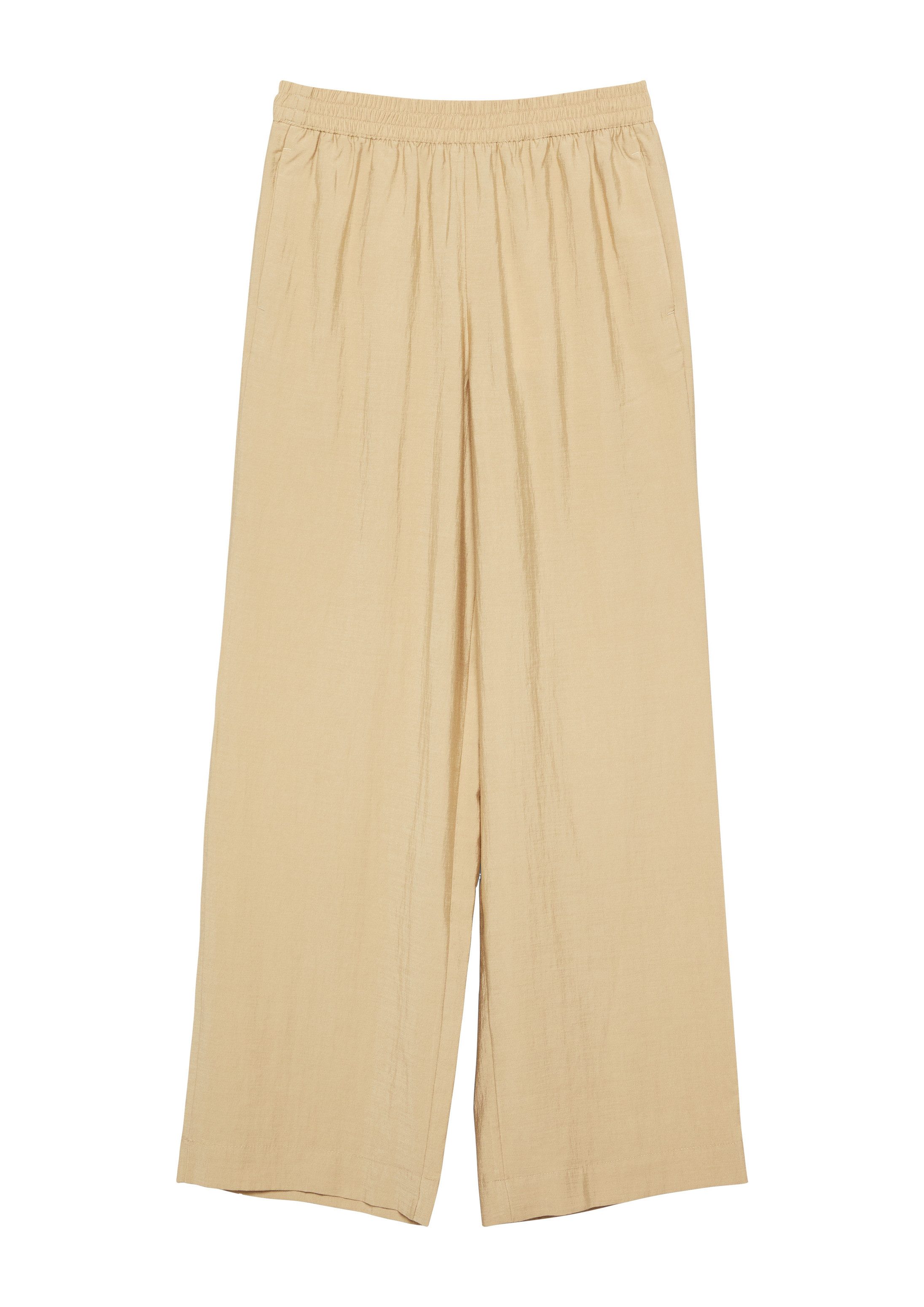 s.Oliver Chinos Hose Leichte Wide Leg Hose mit Elastikbund