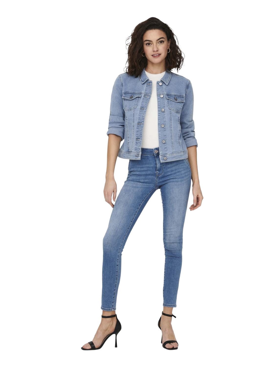 ONLY Jeansjacke ONLWONDER aus Baumwollmix günstig online kaufen