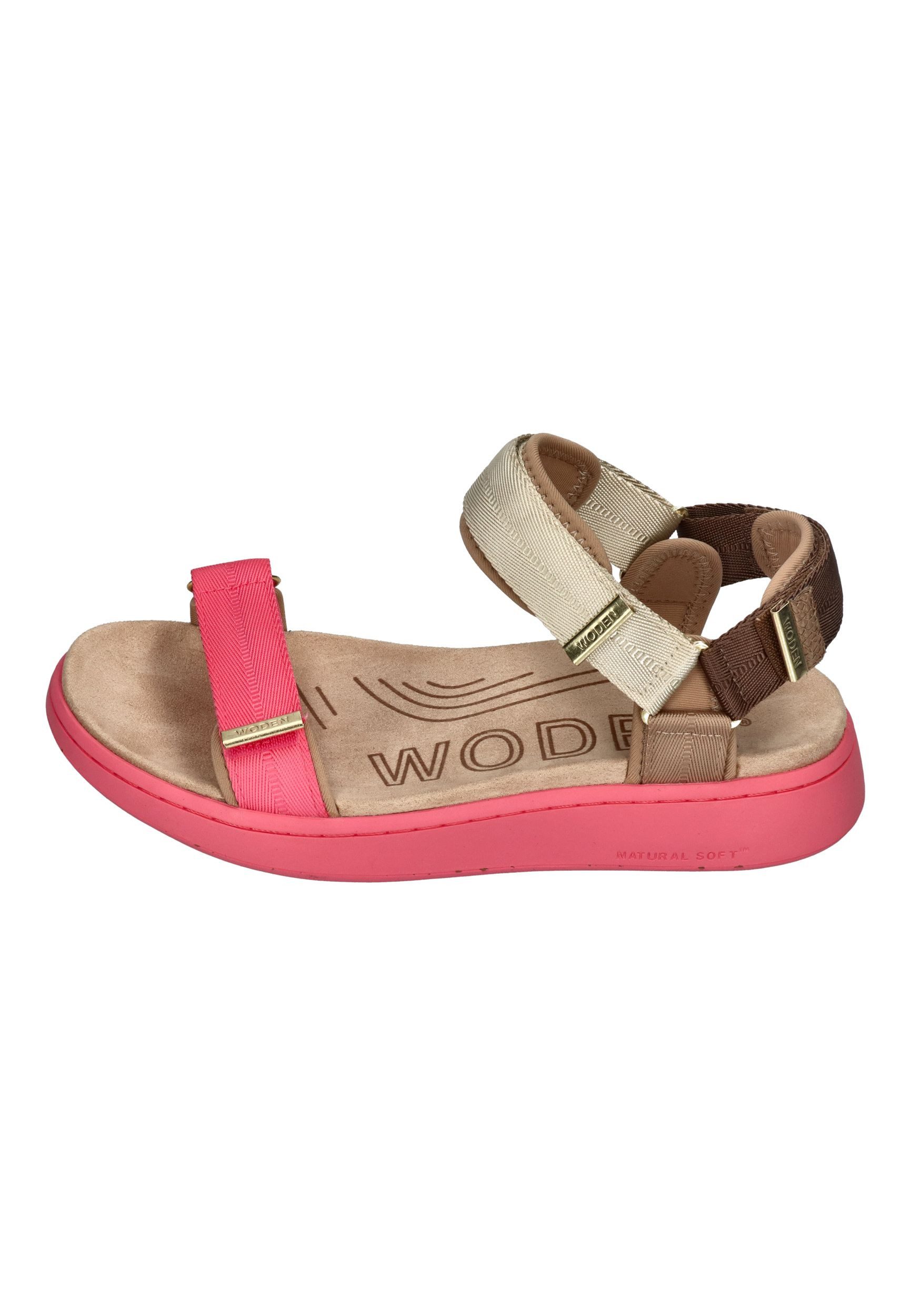 WODEN LINE TRICOLOR WL689 Sandale Raspberry Multi