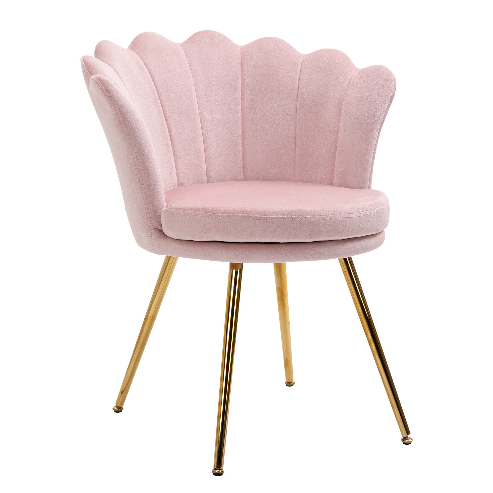 HOMCOM Relaxsessel Sessel mit Samtoptik (Polsterstuhl, günstig online kaufen