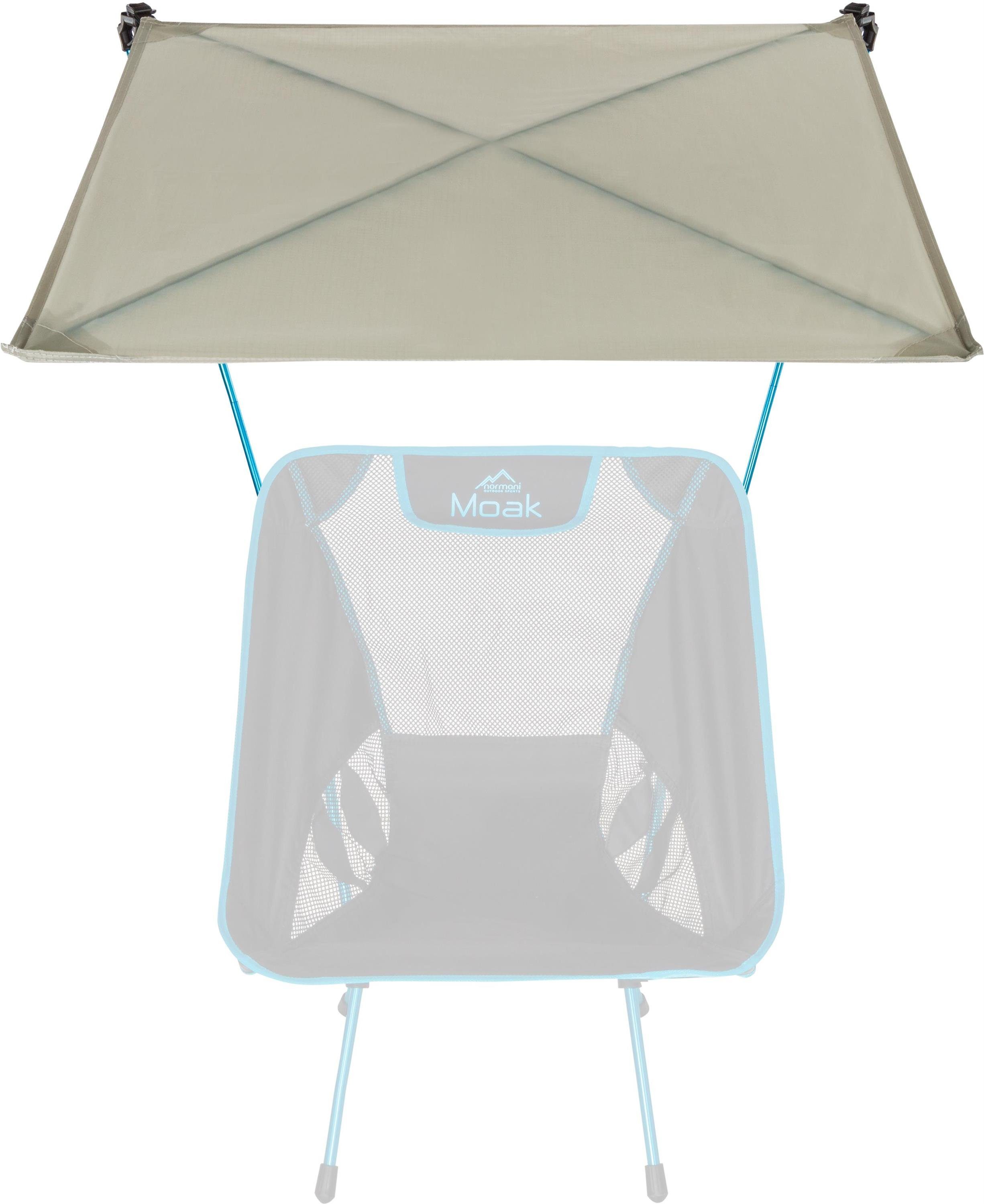 normani Campingstuhl Sonnenschirm Oungre, Sonnenschirm – Bild 4 von 5