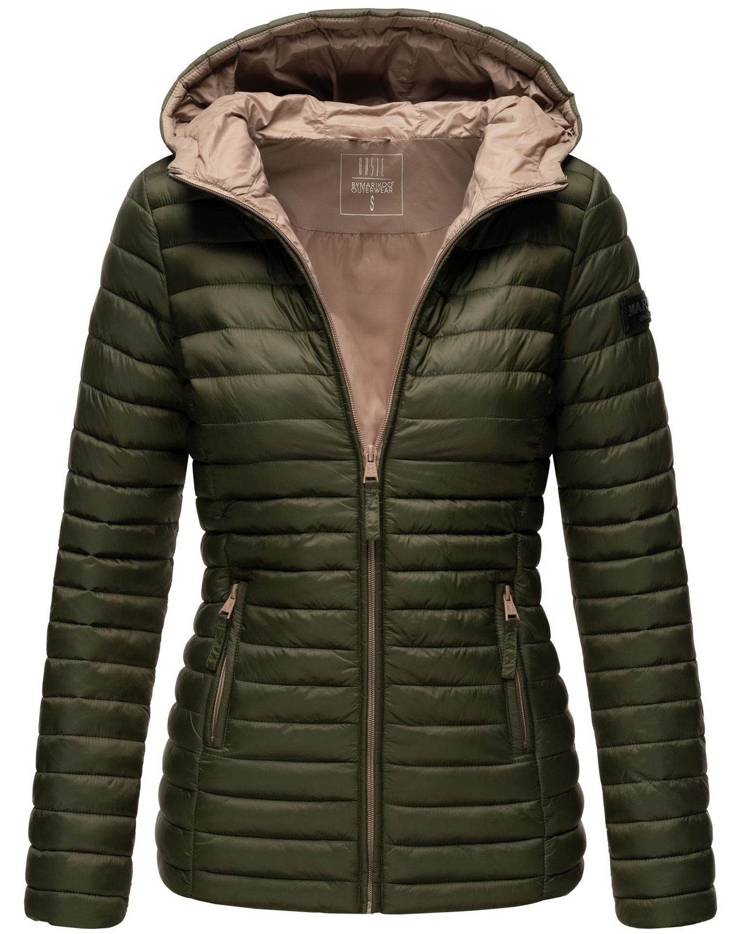 Marikoo Steppjacke Asraa Übergangsjacke mit kontrastfarbendem günstig online kaufen