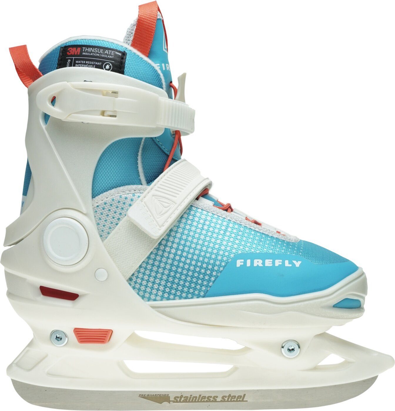 FIREFLY Schlittschuhe Mä.-Eishockey-Schuh Flash IV ADJ G WHITE/TURQUOISE/RED
