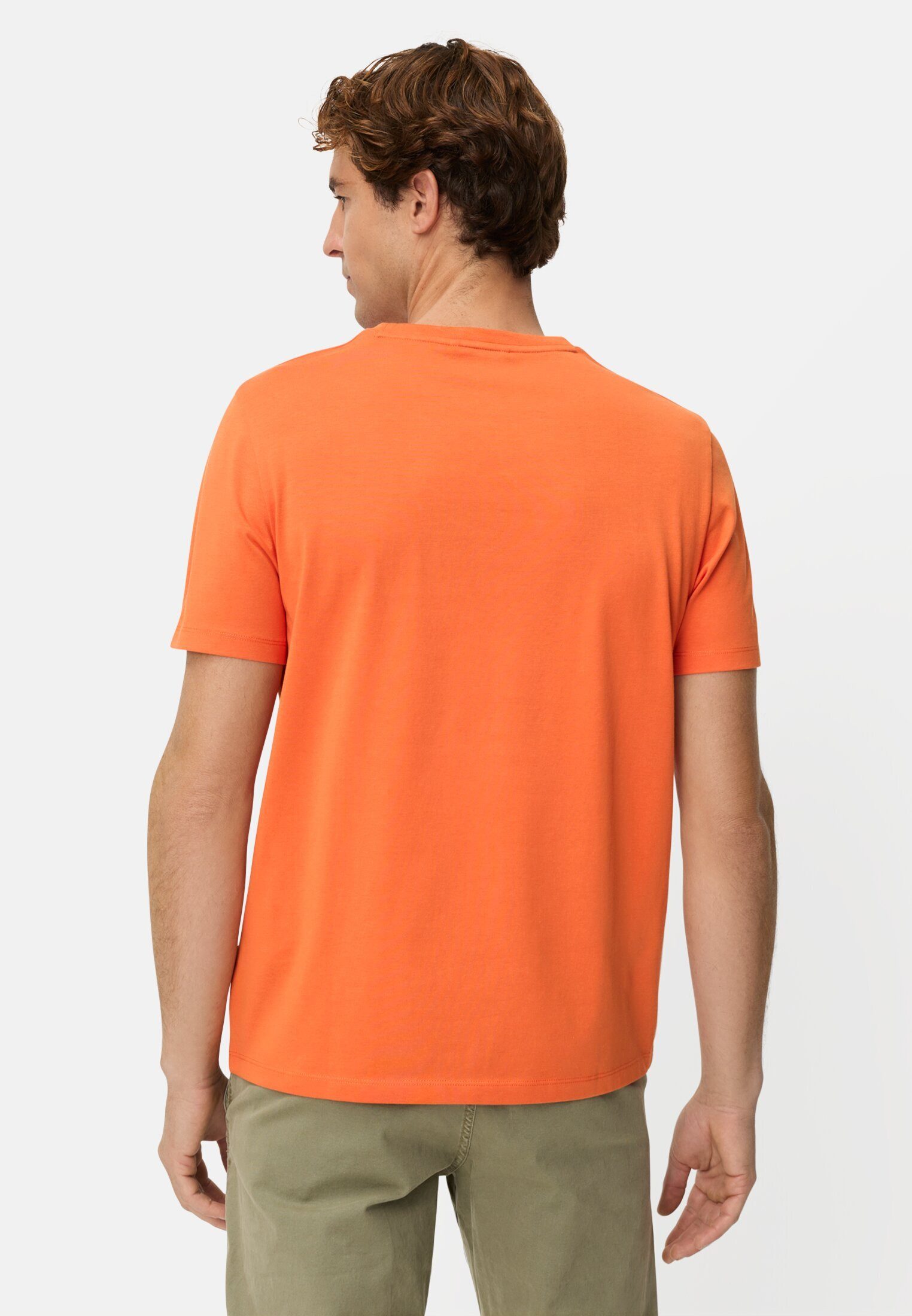 camel active T-Shirt mit Rundhalsausschnitt Kurzarm Rundhals günstig online kaufen