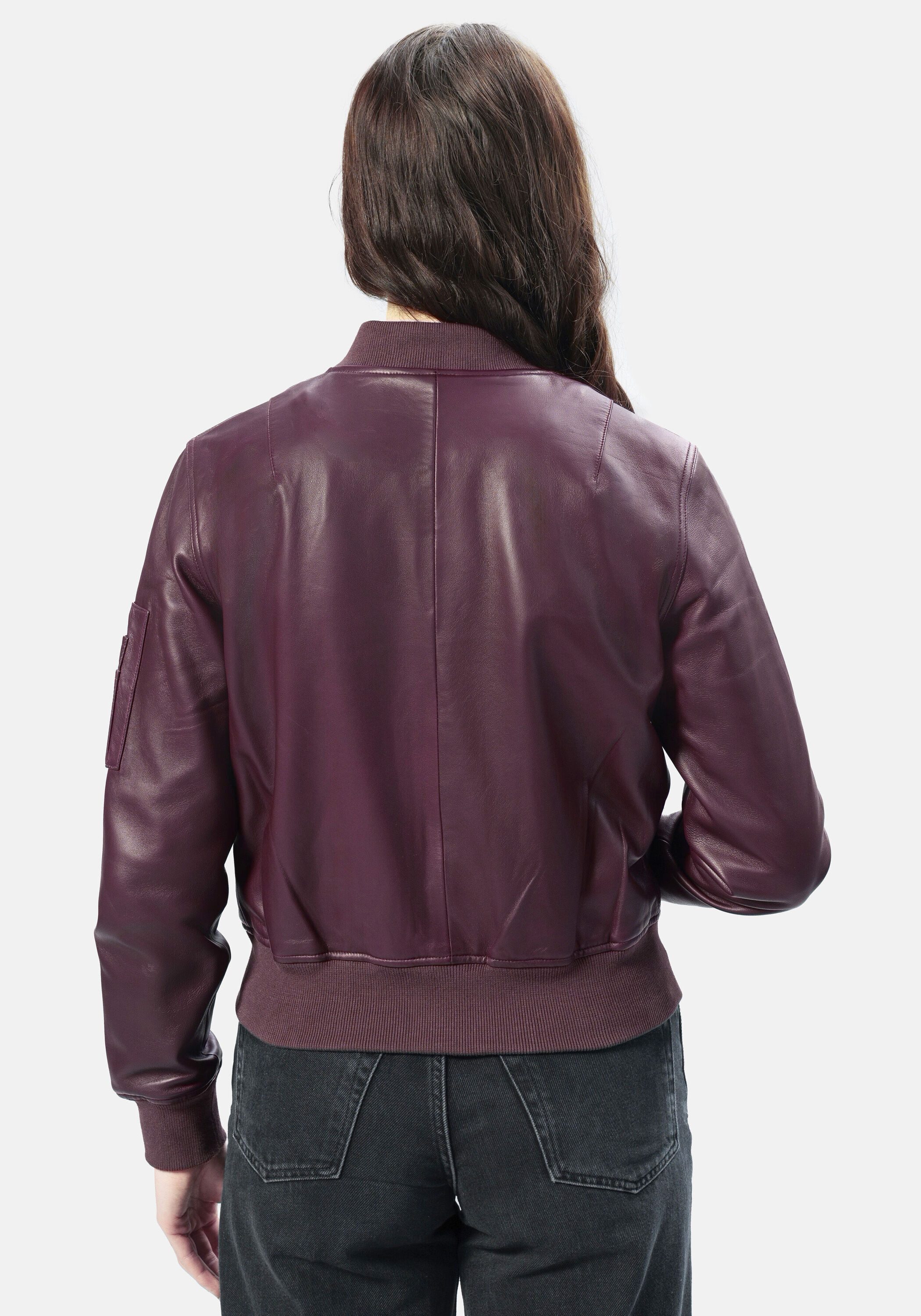 18N62 Lederjacke NEGIL (1-St) aus edlem, leichtem Lammnappaleder