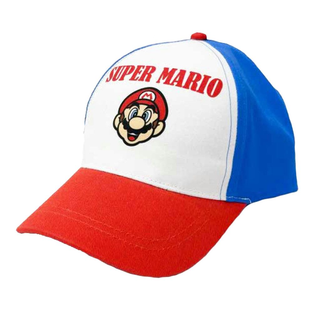 Super Mario Baseball Cap Super Mario Kinder Jungen Basecap Gr. 52 bis 54