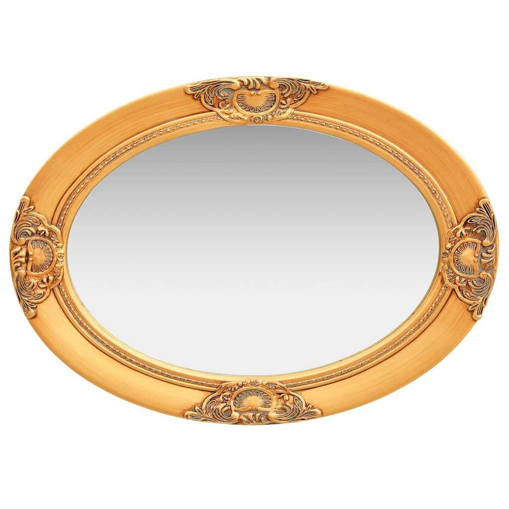 vidaXL Spiegel Wandspiegel im Barock-Stil 50 x 70 cm Golden (1-St)