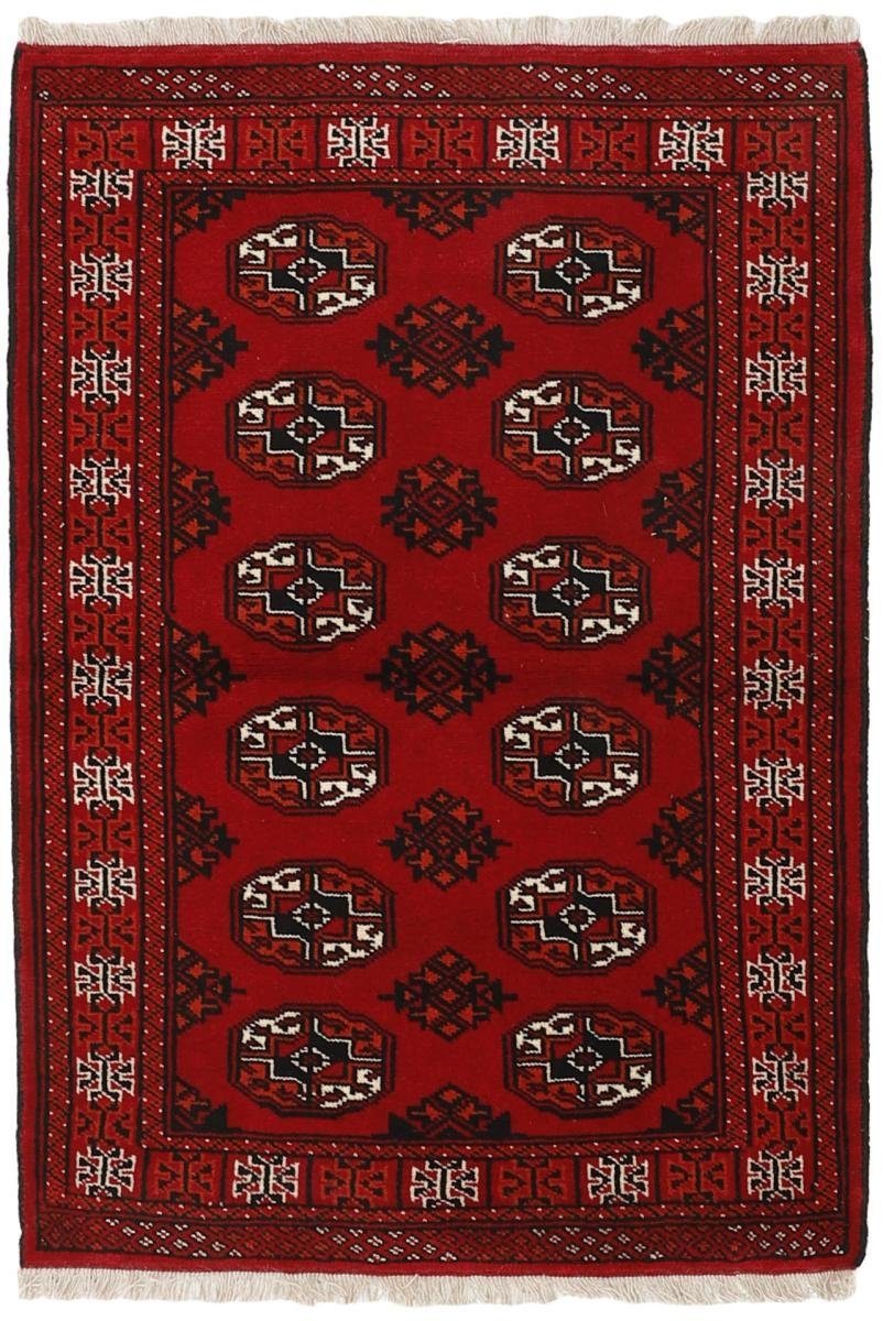 Orientteppich Turkaman 100x145 Handgeknüpfter Orientteppich / Perserteppich, Nain Trading, rechteckig, Höhe: 6 mm