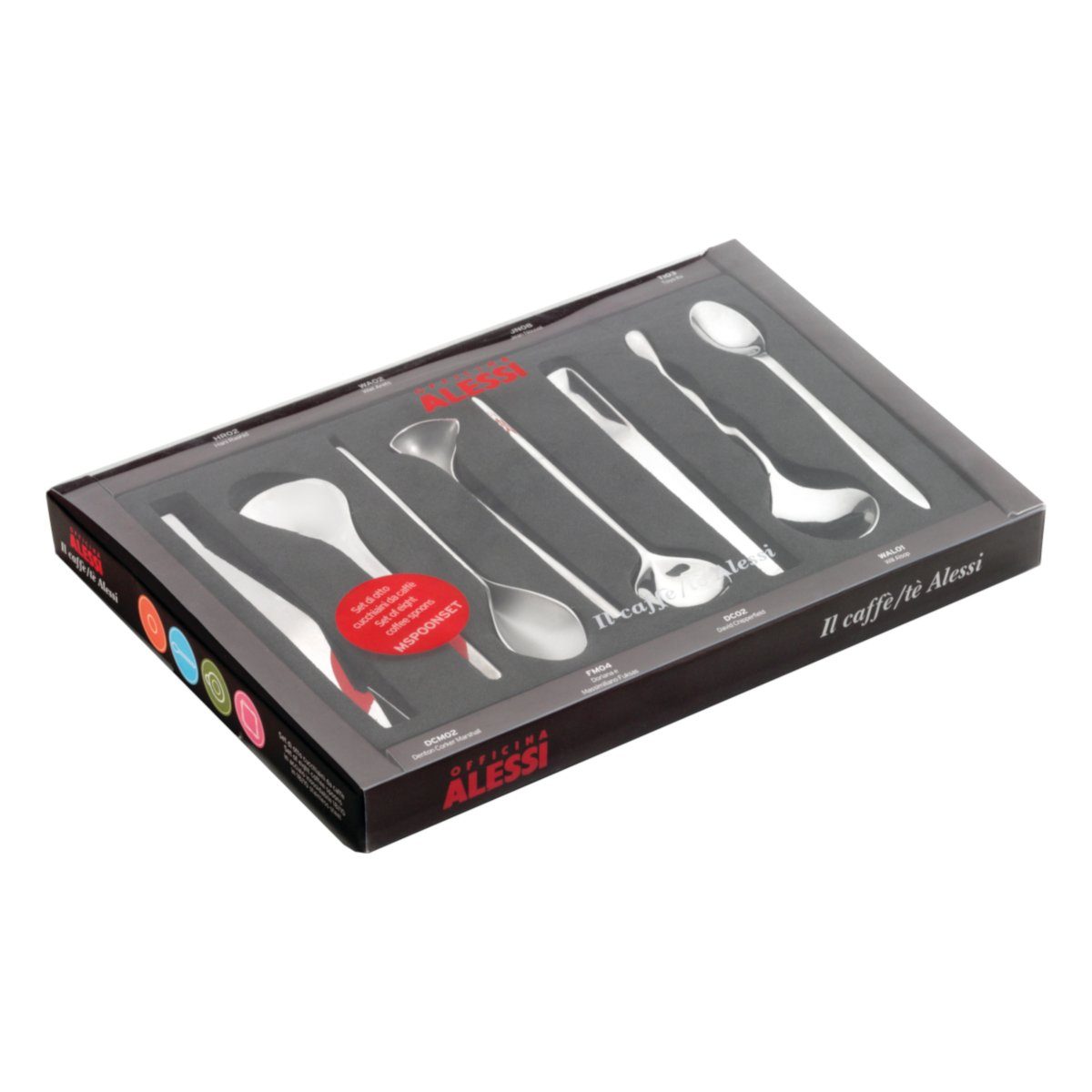 Alessi Kaffeelöffel Kaffee- Espressolöffel 8er-Set