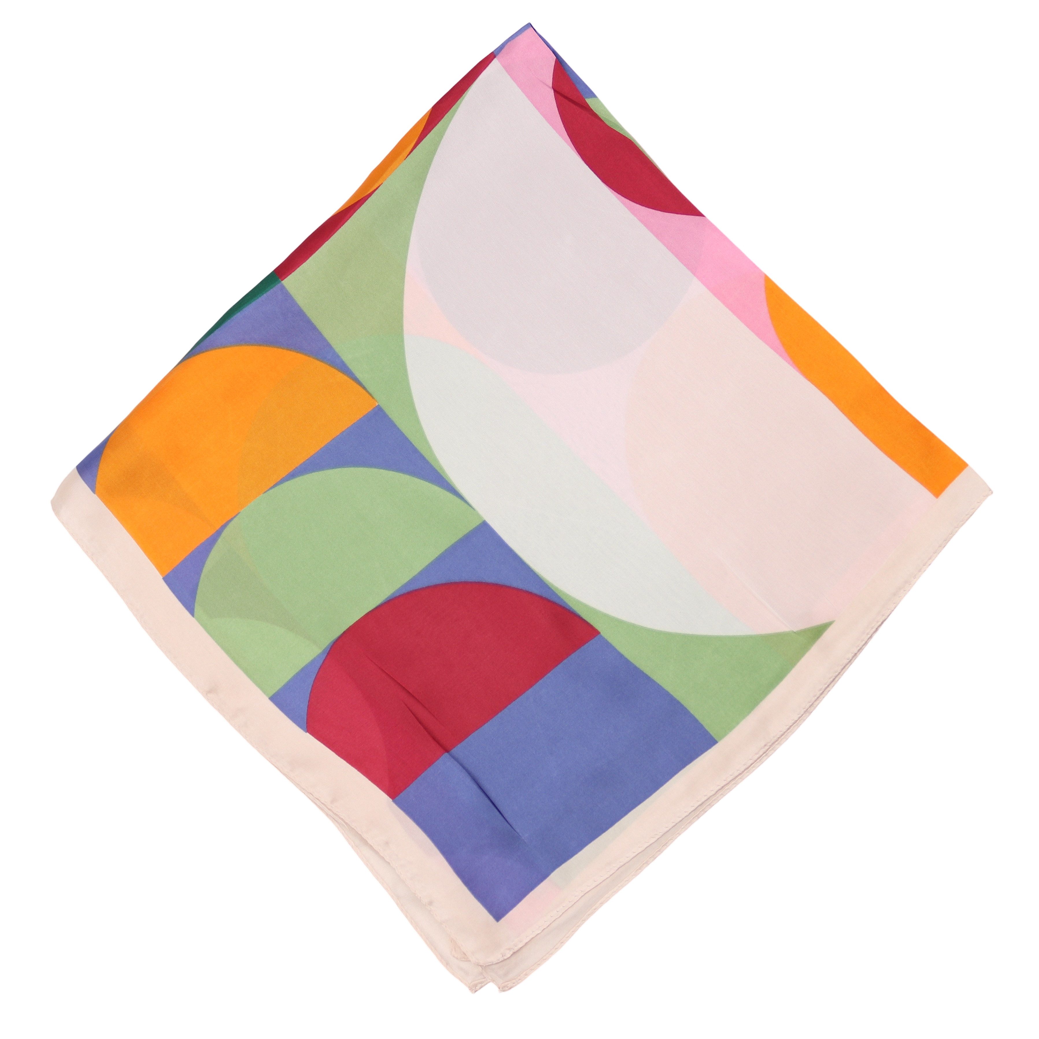 MIRROSI Nickituch Vierecktuch ca. 66x66cm wunderschöne Mustern, Damen Halstuch ideal für Frühling, Sommer oder Herbst