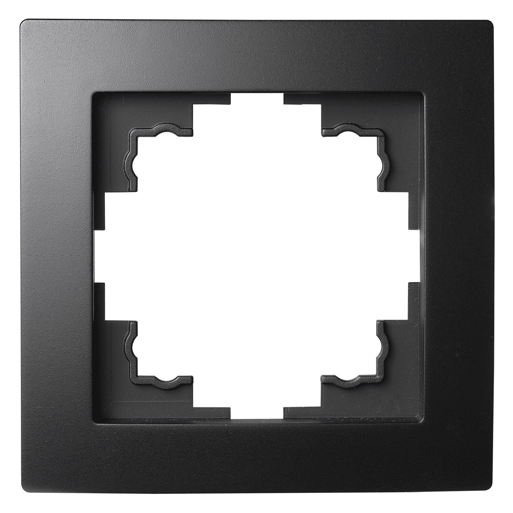 Schalter 2503 Levina Rahmen 1er schwarz 81*81mm für Schalter Serien Einsätze