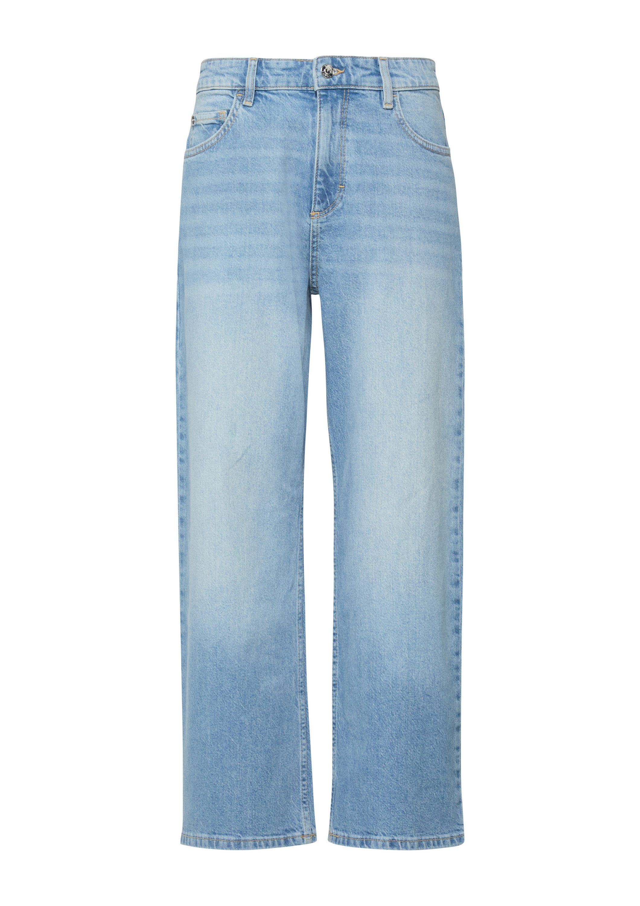 comma Regular-fit-Jeans Jeans-Hose Verkürzte Jeans mit geradem Bein günstig online kaufen