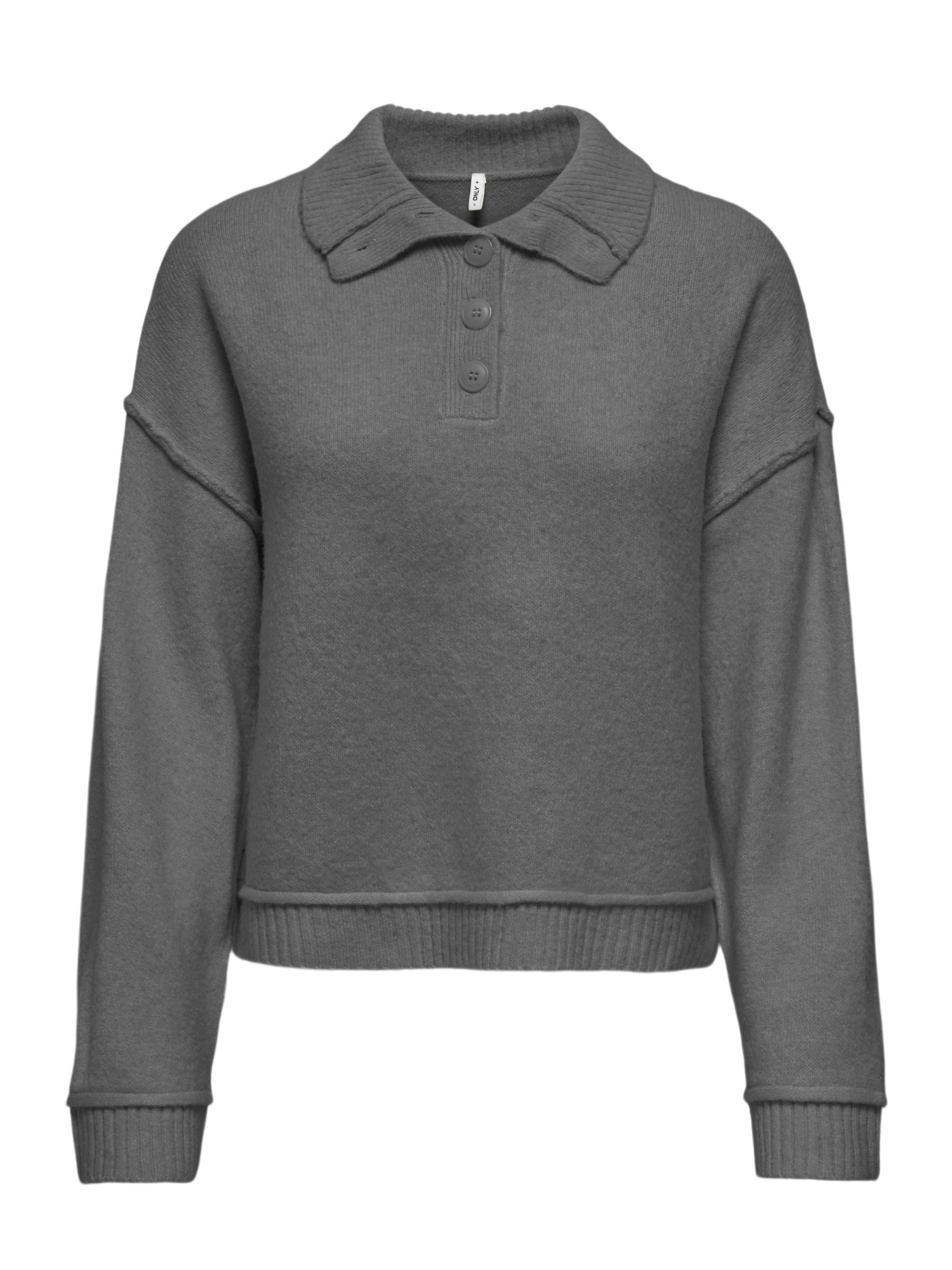 ONLY Strickpullover grau,Casual,Polyester,Unifarben,Kent,Lang,Regular Fit