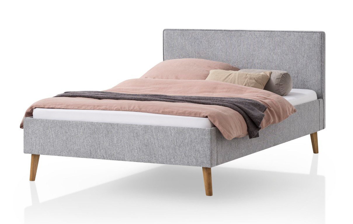 meise.möbel Polsterbett Polsterbett Twister, grau, 140 x 200 cm, Jugendbett 140 cm, Erwachsenenbett, modernes Bett, Queen Size Bett