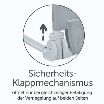 Froggy Bettschutzgitter, Bettgitter Rausfallschutz für Kinder, 100/120/150/180 cm, 42 cm hoch