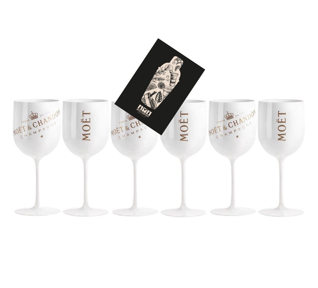 Mixcompany Becher Moet & Chandon 6er Set Ice Imperial Acryl / Hartplastik Glas Champagn