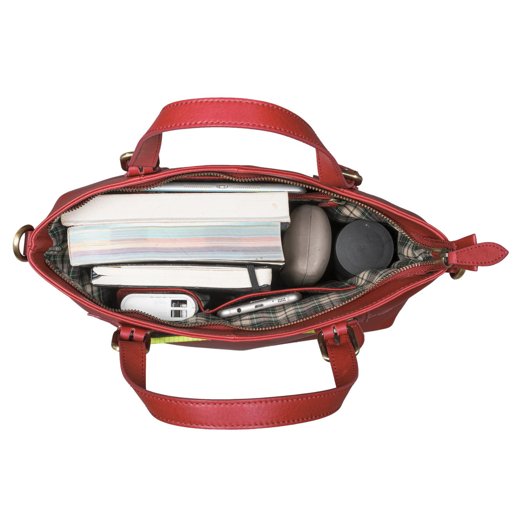Benthill Handtasche Damen Echt Leder Handtasche Frauen Henkeltasche Vintage Umhängetasche, Schultergurt / Umhängegurt Reißverschlussfach