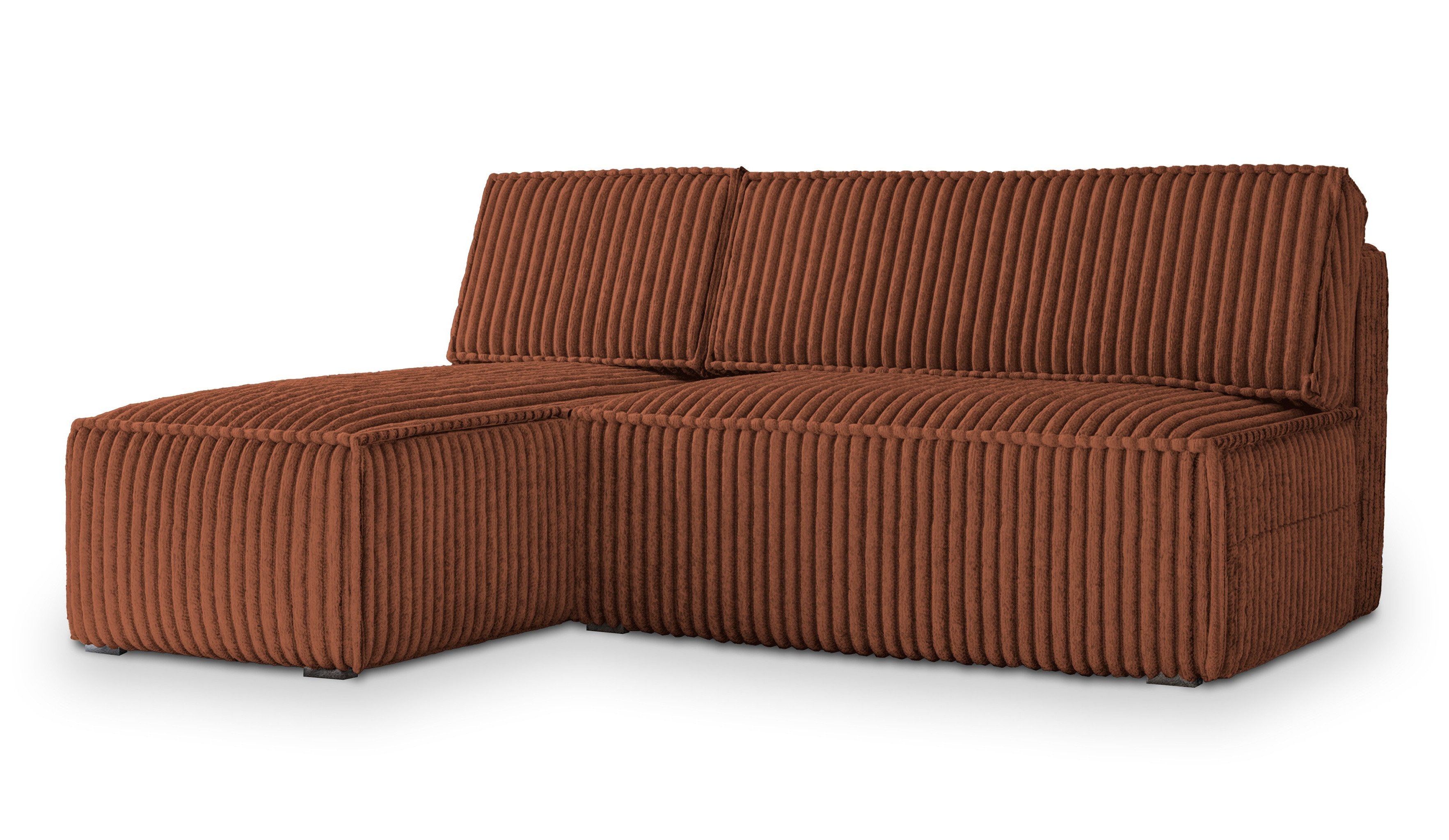Masseno Ecksofa BRISO mit Schlaffunktion L-Form, Sofa mit Bettkasten günstig online kaufen