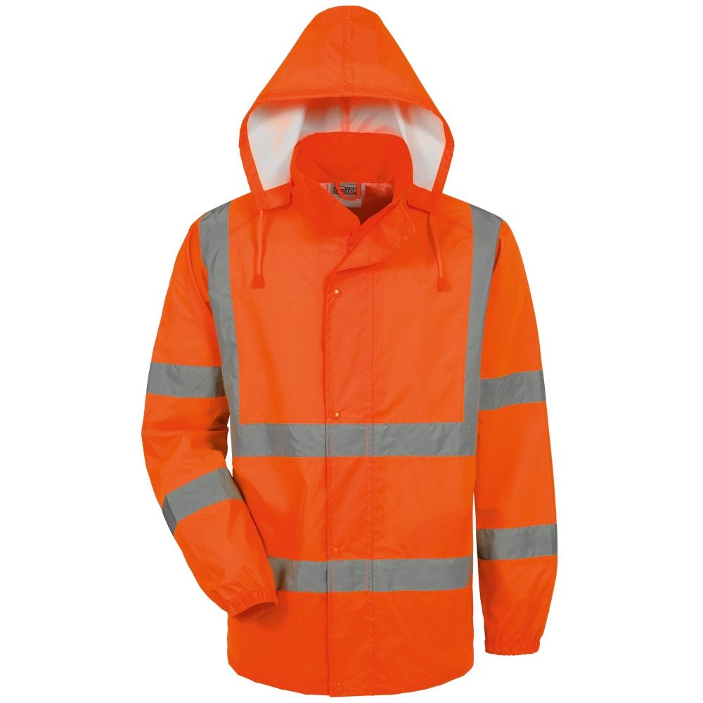 Safestyle Schutzjacke HAUKE Warnschutz-Regenjacke SAFESTYLE® Orange, EN 471/3, EN 343/3, Gr